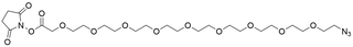 Azido-PEG9-CH2COOH NHS Ester