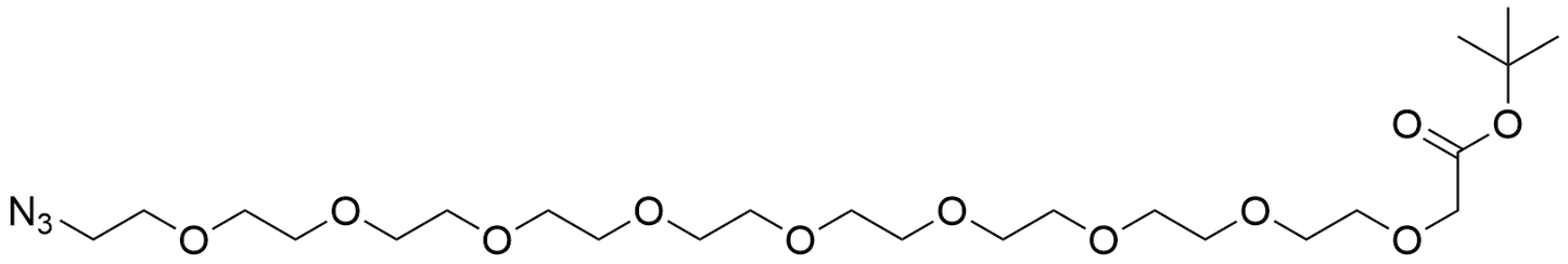 Azido-PEG9-CH2COOH t-Bu Ester