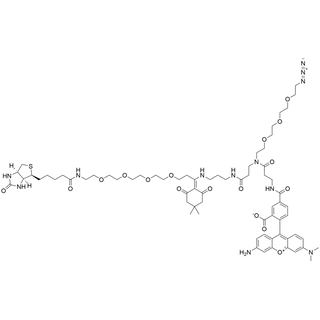 Biotin-PEG4-Dde-TAMRA-PEG3-Azide