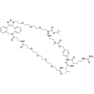 Boc-NH-PEG3-C2-triazole-DBCO-PEG4-VC-PAB-DMEA