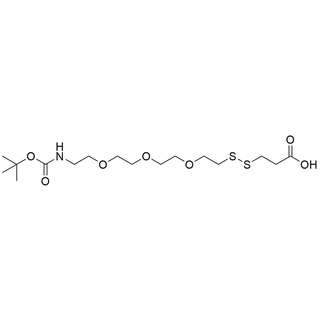 Boc-amino-PEG3-SS-acid