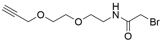 Bromoacetamide-PEG2-Propargyl