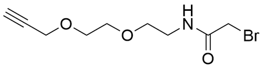 Bromoacetamide-PEG2-Propargyl