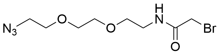 Bromoacetamide-PEG2-Azide