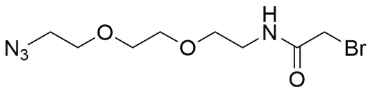 Bromoacetamide-PEG2-Azide