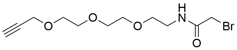 Bromoacetamide-PEG3-Propargyl