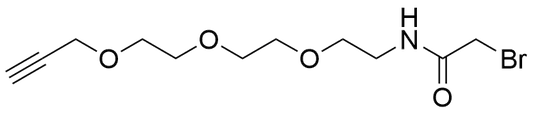 Bromoacetamide-PEG3-Propargyl