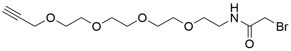 Bromoacetamide-PEG4-Propargyl