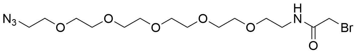 Bromoacetamide-PEG5-Azide