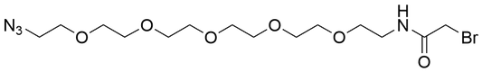 Bromoacetamide-PEG5-Azide