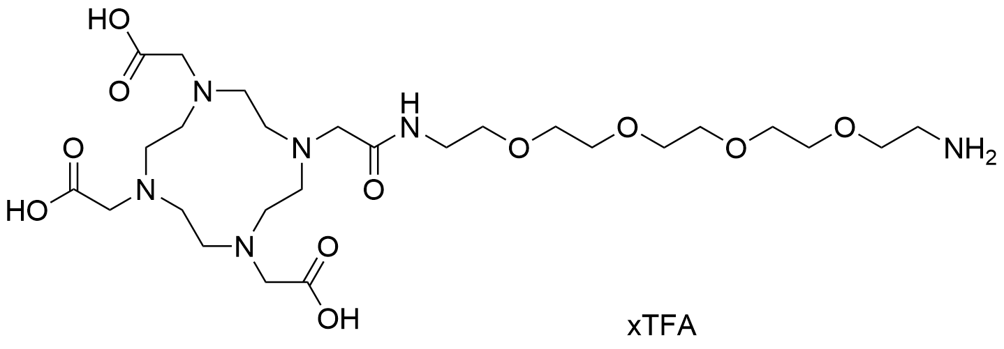 DOTA-PEG4-Amine xTFA Salt