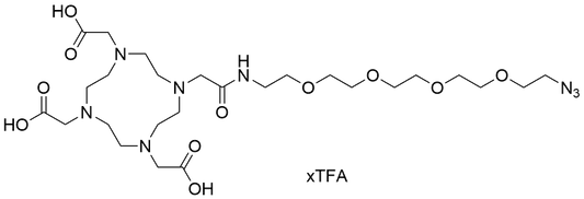 DOTA-PEG4-Azide xTFA Salt