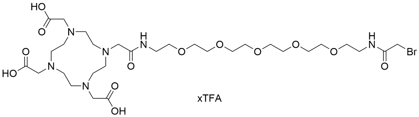 DOTA-PEG5-Bromoacetamide xTFA Salt