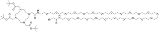 DOTA-tris(t-Bu)-Amido-PEG23-Bromoacetamide