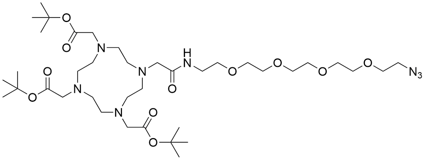DOTA-tris(t-Bu)-Amido-PEG4-Azide