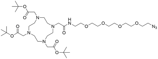 DOTA-tris(t-Bu)-Amido-PEG4-Azide