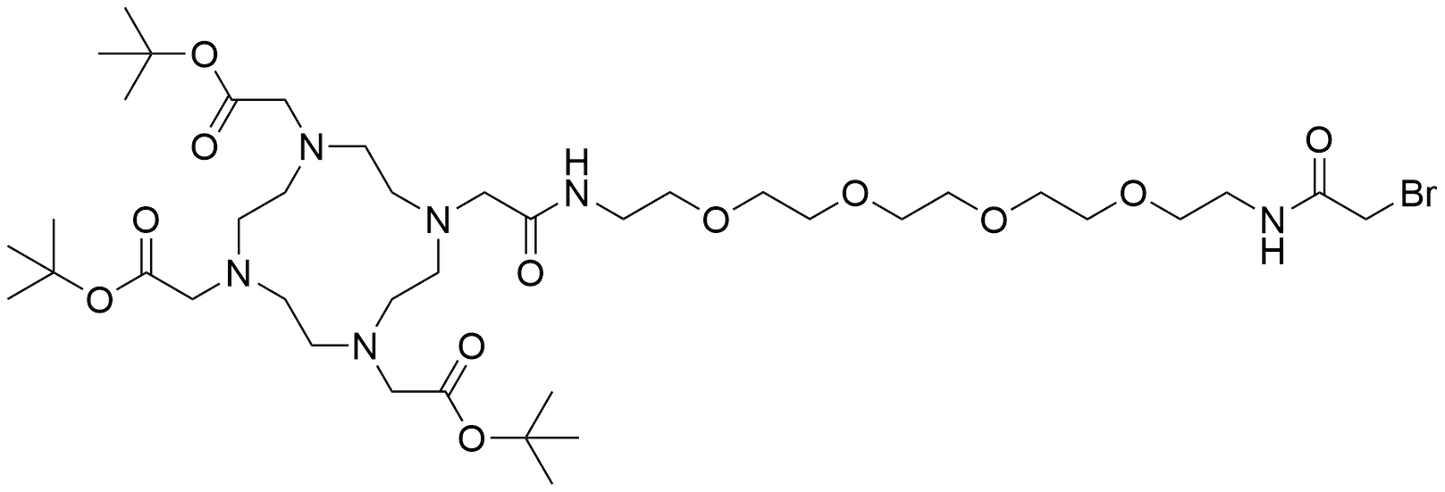 DOTA-tris(t-Bu)-Amido-PEG4-Bromoacetamide