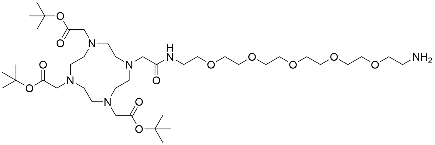 DOTA-tris(t-Bu)-Amido-PEG5-Amine