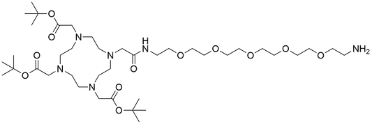 DOTA-tris(t-Bu)-Amido-PEG5-Amine