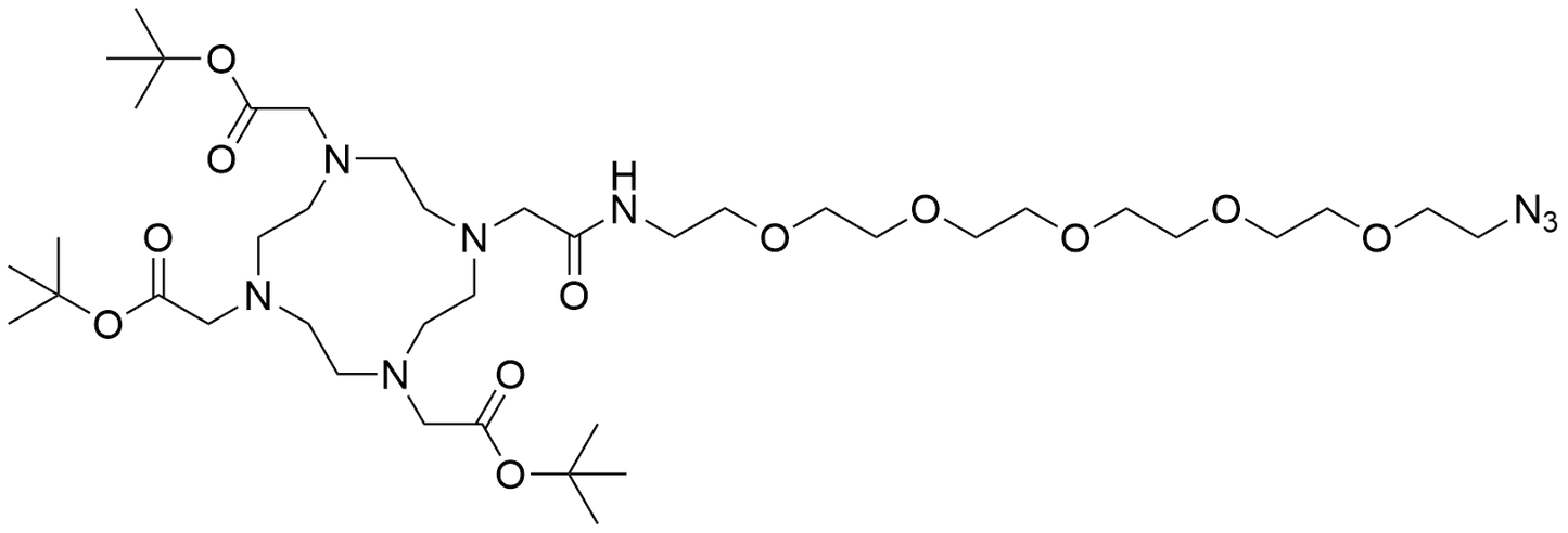 DOTA-tris(t-Bu)-Amido-PEG5-Azide