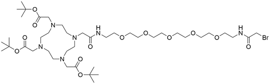 DOTA-tris(t-Bu)-Amido-PEG5-Bromoacetamide