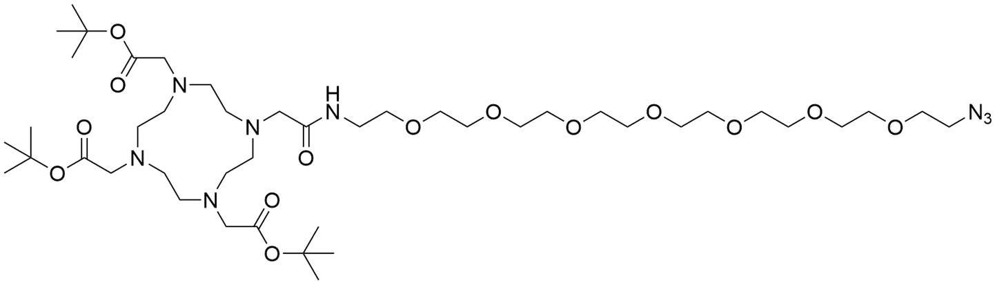 DOTA-tris(t-Bu)-Amido-PEG7-Azide