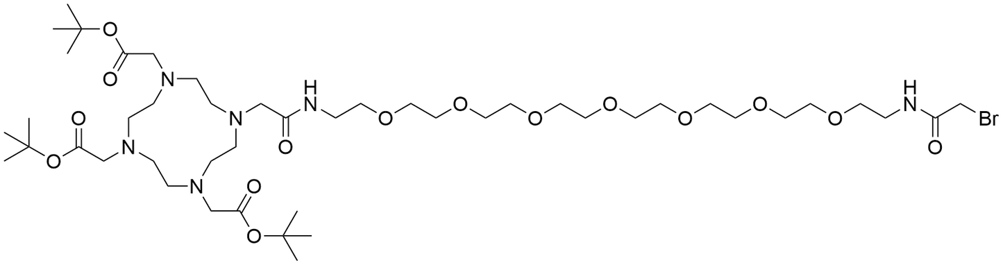 DOTA-tris(t-Bu)-Amido-PEG7-Bromoacetamide
