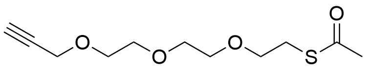 Ethanethioate-PEG3-Propargyl