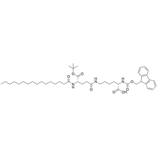 Fmoc-Lys(palmitoyl-Glu-OtBu)-OH