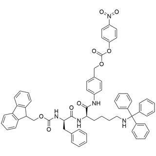 Fmoc-Phe-Lys(Trt)-PAB-PNP