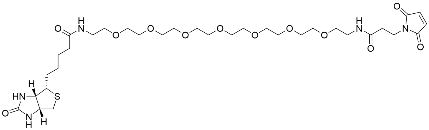 Mal-Amido-PEG7-Biotin