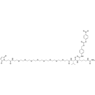 Mal-amide-PEG8-Val-Cit-PAB-PNP