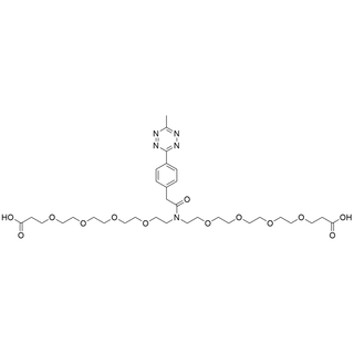 Methyltetrazine-amido-N-bis(PEG4-acid)