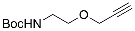 Propargyl-PEG1-Boc Amine