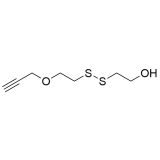 Propargyl-PEG1-SS-alcohol