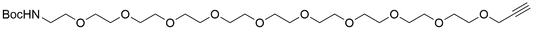Propargyl-PEG10-Boc Amine
