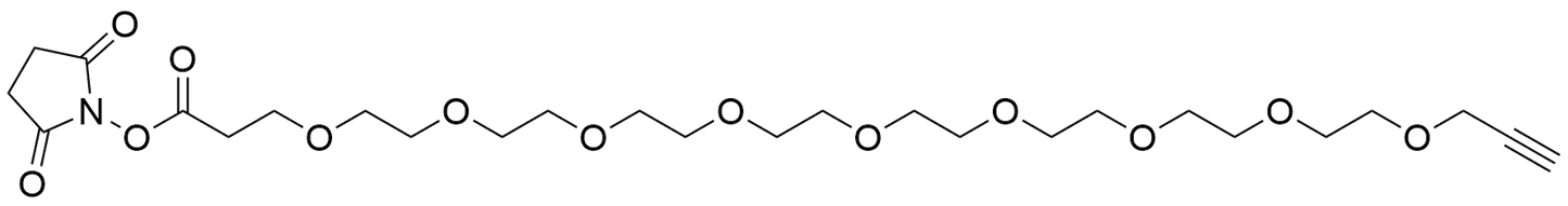 Propargyl-PEG10-NHS Ester