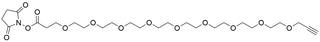 Propargyl-PEG10-NHS Ester
