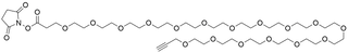 Propargyl-PEG17-NHS Ester
