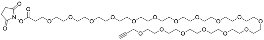 Propargyl-PEG17-NHS Ester