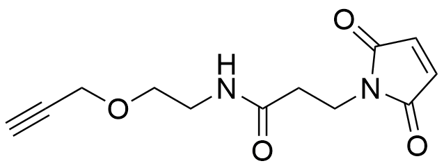 Propargyl-PEG2-Amido Mal