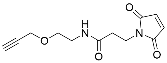 Propargyl-PEG2-Amido Mal