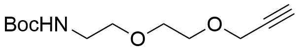 Propargyl-PEG2-Boc Amine