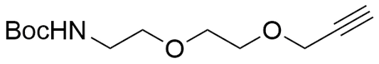 Propargyl-PEG2-Boc Amine