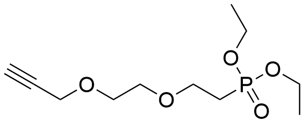 Propargyl-PEG2-Phosphonic Ester