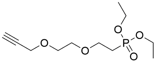 Propargyl-PEG2-Phosphonic Ester