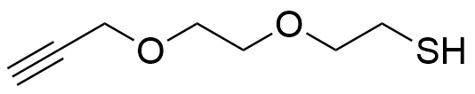 Propargyl-PEG2-Thiol