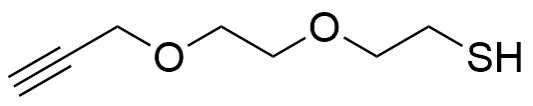 Propargyl-PEG2-Thiol