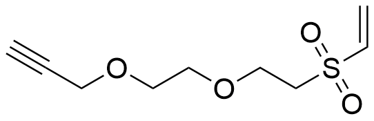 Propargyl-PEG2-Vinyl Sulfone