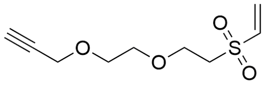 Propargyl-PEG2-Vinyl Sulfone